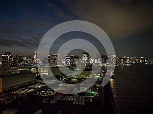 View From Rainbow Bridge, Tokyo, Japan, North Route photo